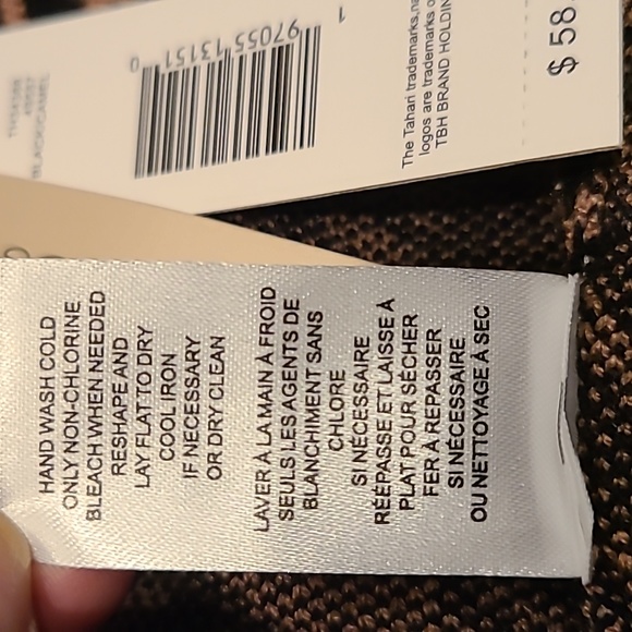 Tahari Sleeveless Funnel Neck Sweater Size XL - Picture 7 of 14